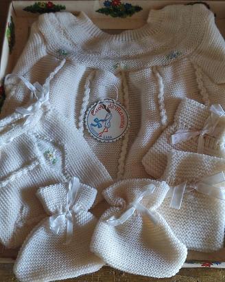 SET VESTITO NEONATO ANNI 70