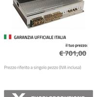 amplificatore tecnology genesis 4 canali