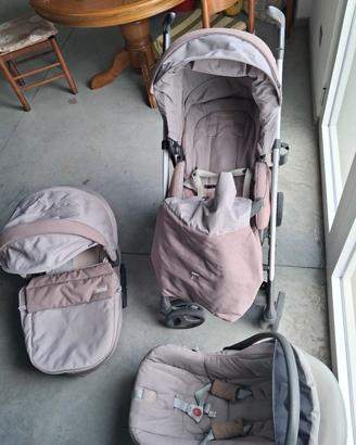 Trio inglesina zippy  passeggino carrozzina ovetto