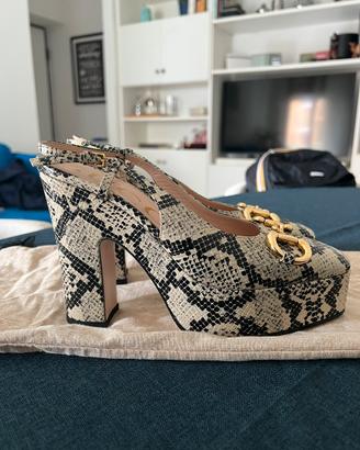 Scarpe con tacco e plateaux Gucci