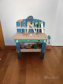 Small Foot banco da Lavoro Compatto in Legno, banc