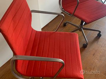 sedie  ICF rosse, poltrone ufficio