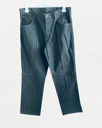 jeans wrangler nero tg 52 w36-l34 cotone  anni 90