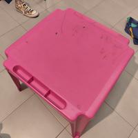 Tavolino + Sedia bimbi in plastica