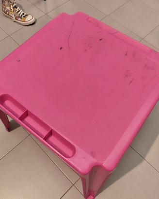 Tavolino + Sedia bimbi in plastica