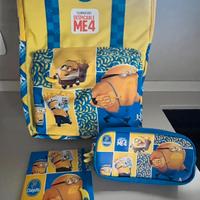 Minions set Chiquita zaino astuccio e quaderno