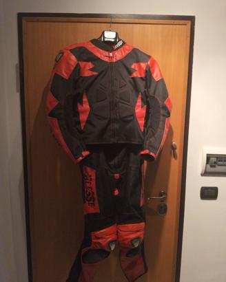 Tuta moto da pista taglia "L" 