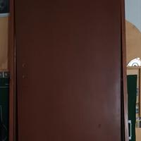 porta in legno con telaio cm 80 x 210