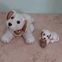 Coppia cani Thun vintage