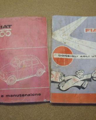 Fiat 500 libretti manutenzione -altro