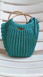Borsa artigianale in fettuccia
