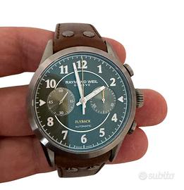 Raymond weil pilot flyback