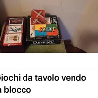 Giochi da tavola in blocco a 135 euro