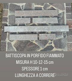 BATTISCOPA PORFIDO SEGATO E FIAMMATO