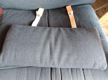 Cuscino poggiatesta sedia Ikea Poang blu 33x19 🪑