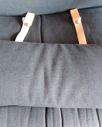 Cuscino poggiatesta sedia Ikea Poang blu 33x19 🪑