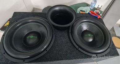 2 subwoofer  38 ipnosis doppia bobbina 4 ohm