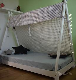 letto capanna montessori 160 x 80cm
