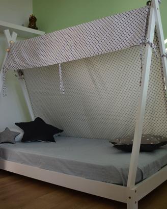 letto capanna montessori 160 x 80cm