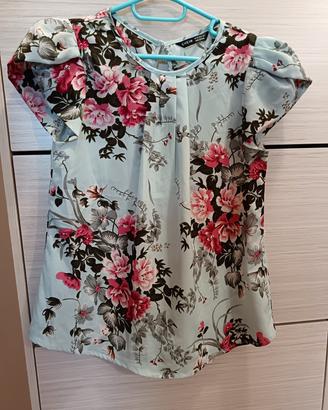 Blusa a fiori