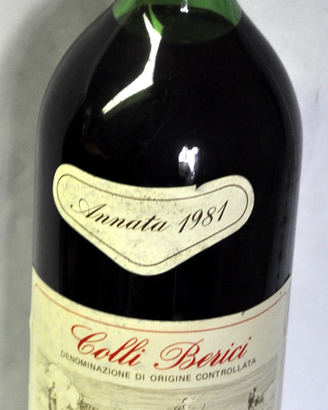 3 Bottiglie vino vintage/collezione anni 60/70/80