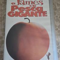JAMES E LA PESCA GIGANTE DISNEY ORIGINALE VHS
