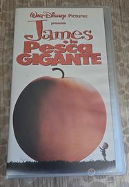 JAMES E LA PESCA GIGANTE DISNEY ORIGINALE VHS
