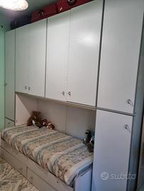 camera bambino e scrivania 