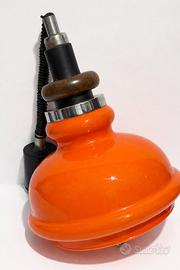 Lampada a sospensione vintage anni ’70 arancione