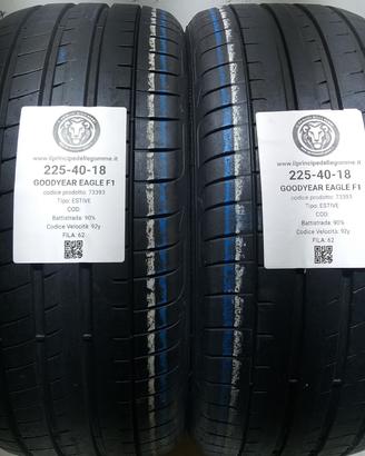 2 GOMME 225 40 18 GOODYEAR A73393