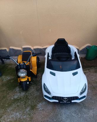 macchina e moto elettrica 