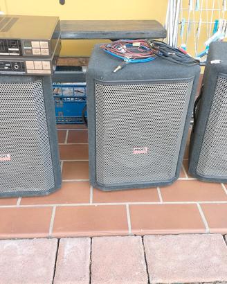 Proel pro 120 watt a 8 hom 3 pezzi