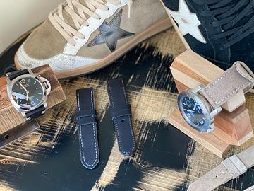 Cinturini in pelle pregiata fatti a mano