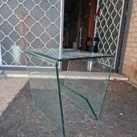 tavolino in vetro di design