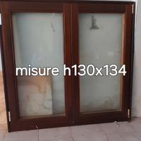 Finestra in mogano Merandi