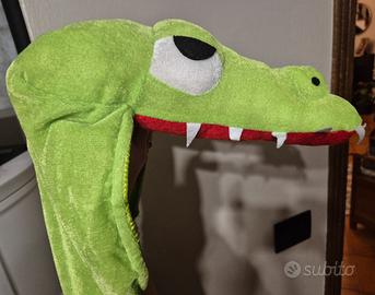 Vestito carnevale coccodrillo 3/4 anni