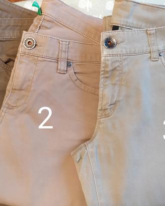 Pantaloni Cotone Benetton 
