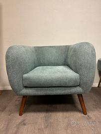 Poltroncina Scandinava in Tessuto
