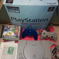 Sony Playstation One +Scatola +2Gamepad+Giochi