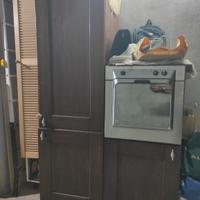 Mobile Colonna frigo + colonna  forno funzionante 