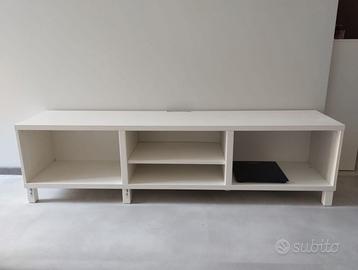 Mobile TV Besta Ikea con ripiano e piedini