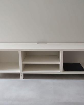 Mobile TV Besta Ikea con ripiano e piedini