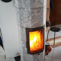 Stufa a legna in pietra ollare Norsk-Kleber