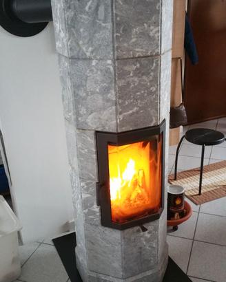 Stufa a legna in pietra ollare Norsk-Kleber
