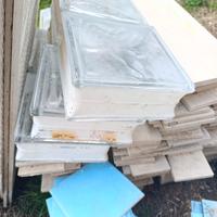 vetro cemento piastrelle gres maioliche cancello