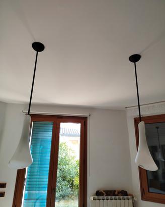 Lampadari + 2 applique. Vetro di Murano 