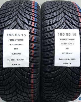 2 GOMME 195 55 15 FIRESTONE BR1630