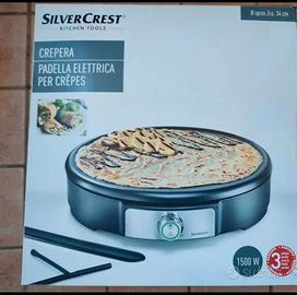 CREPERIA PADELLA ELETTRICA PER CREPES SILVERSCREST