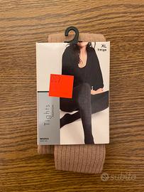 Thights beige donna