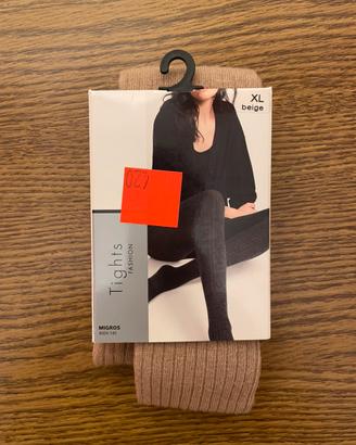 Thights beige donna